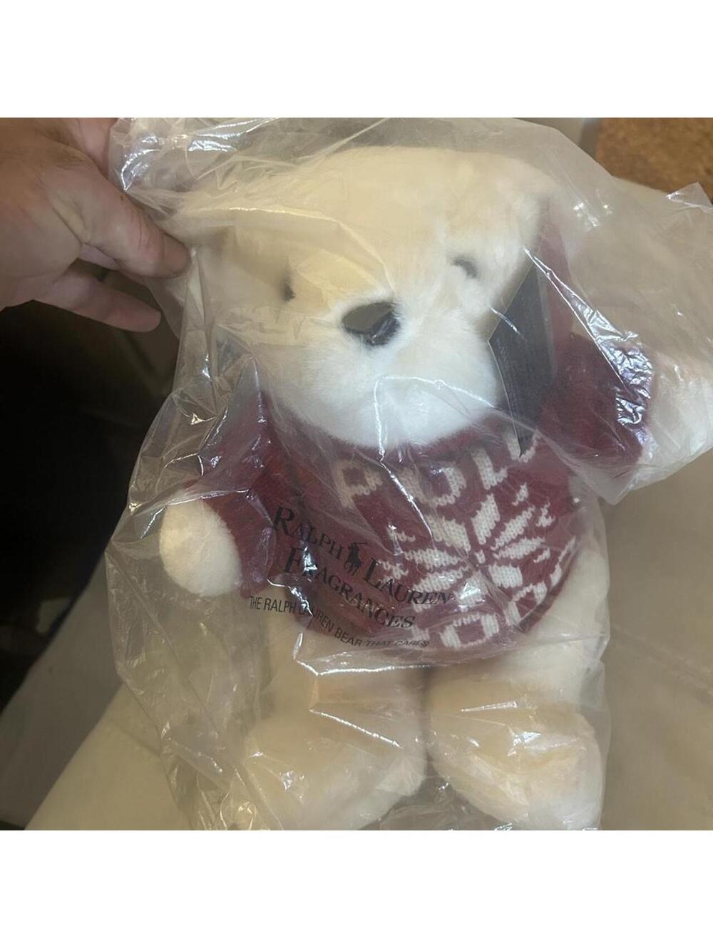 NWT vintage Ralph Lauren Fragrances “The Bear That Cares” 2000 plush